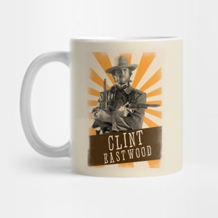 Vintage Aesthetic Clint Eastwood Mug